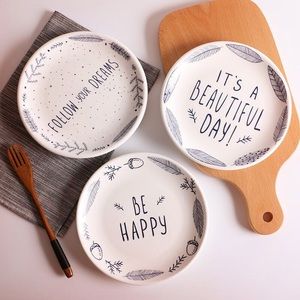 3 piece Inspirational Ceramic plate